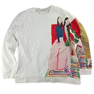 Zara | Xevi Sola Wearable Art Sweatshirt | Size Large